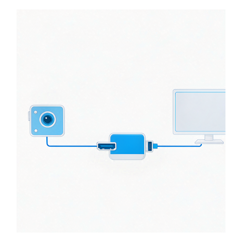 USB 采集卡应用示意